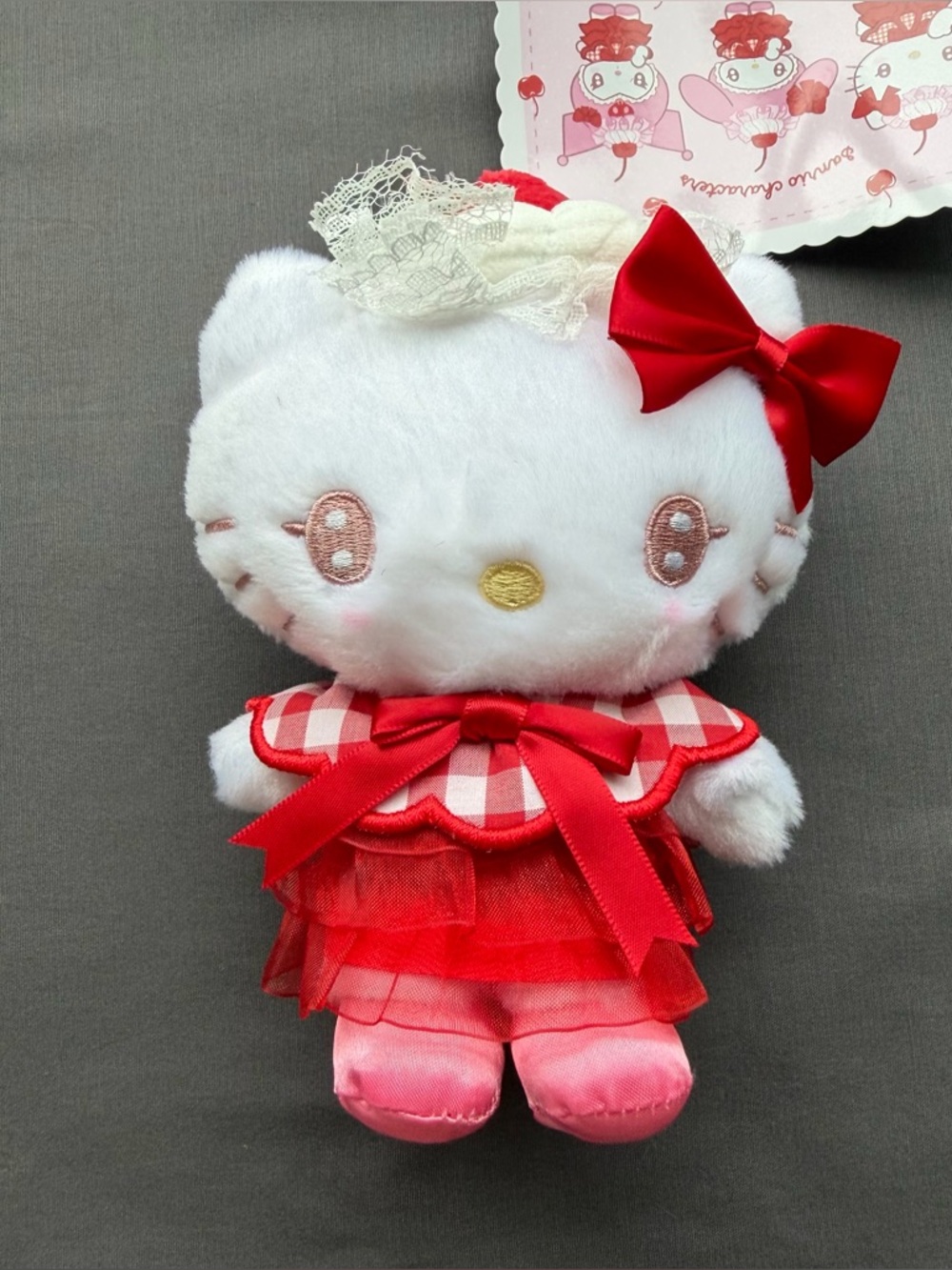 Sanrio X Shobido The Cherry Series Hello Kitty Plush /keychain